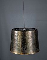 Светильник подвесной (Люстра) Мелодия Света Вихри 220В E27 Черное золото картинка 